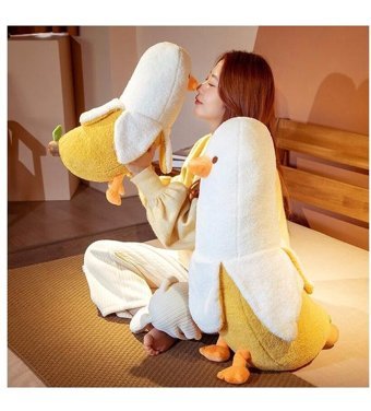 Alibee Beautiful Youth Muz Ördek Kombinasyonu Peluş Oyuncak