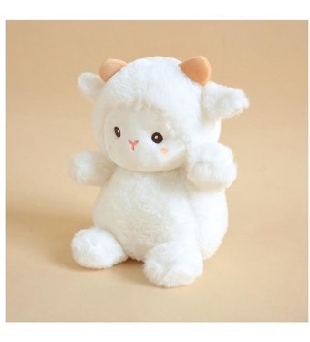 Alibee Beyaz Choice Plus Küçük Yün 23 cm Peluş Oyuncak