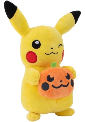 Pokemon Peluş Figür Halloween Seri Pikachu Balkabaklı 20 cm Peluş Oyuncak