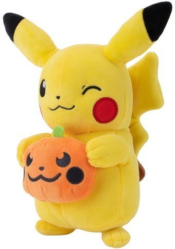 Pokemon Peluş Figür Halloween Seri Pikachu Balkabaklı 20 cm Peluş Oyuncak