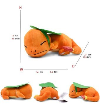 Alibee Pokémon Karikatür Doldurulmuş Charmander 10 8 İnç Peluş Oyuncak