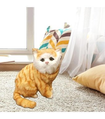 Magideal Suntek Gerçekçi Kedi Paskalya Peluş Oyuncak