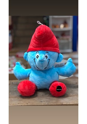 Toprockstore Şirinler Uyku Arkadaşı Organic Kumaş 30 cm Peluş Oyuncak