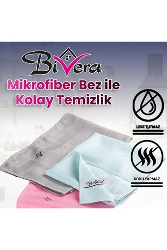 Bivera Mikrofiber Temizlik Bezi 6'lı