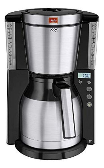 Melitta 6738044 Look Therm Paslanmaz Çelik Filtreli 1.2 lt Hazneli 10 Fincan Akıllı 1000 W Gri Filtre Kahve Makinesi