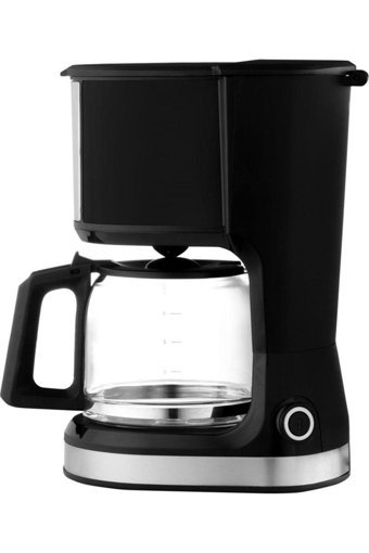 Vestel Keyif 20 Çelik Filtreli Cam 1 lt Hazneli 8 Fincan Akıllı 750 W Siyah Filtre Kahve Makinesi