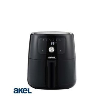 Akel AA150 Airfryer 5 lt Tek Hazneli Izgara Yapan Yağsız Sıcak Hava Fritözü Siyah