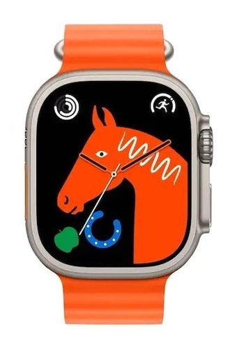 Beemen GS8 Ultra Mini 41 mm Akıllı Saat Bej