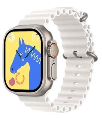 Qifit Watch 8 Ultra Z68 Ultra Akıllı Saat Beyaz