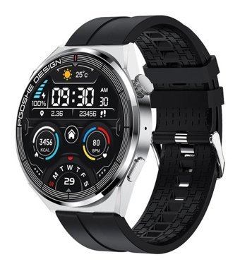 Cbtx Global PG3 Pro Kameralı Akıllı Saat Gümüş - Siyah