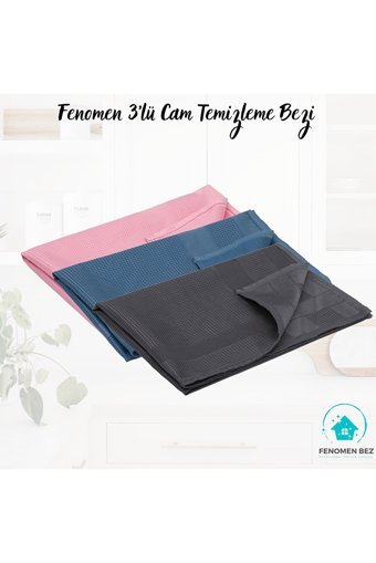 Fenomen Temizlik Mikrofiber Temizlik Bezi 3'lü