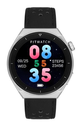 FitWatch FT202301AM0404 Deri Akıllı Saat Siyah