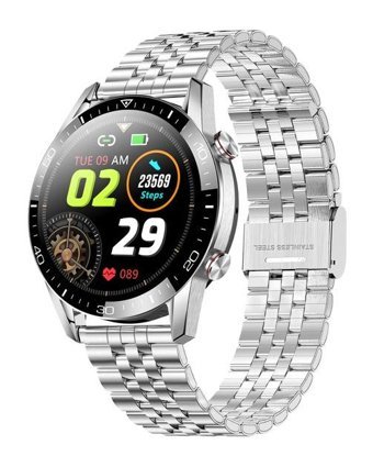 Zcwatch ZC-V1221 Kameralı Çelik Akıllı Saat Gümüş