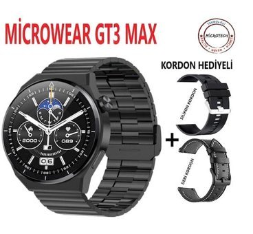 Microwear GT3 MAX Akıllı Saat Gri