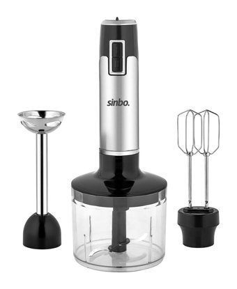 Sinbo SHB-3181 700 ml Plastik Hazneli Turbolu Blender Seti Siyah