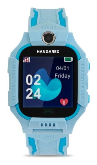 Hangarex Sim Kartlı Kameralı Çocuk Akıllı Saat Mavi