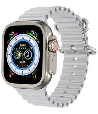 Fuchsia Watch Ultra 8 Max Akıllı Saat Gri