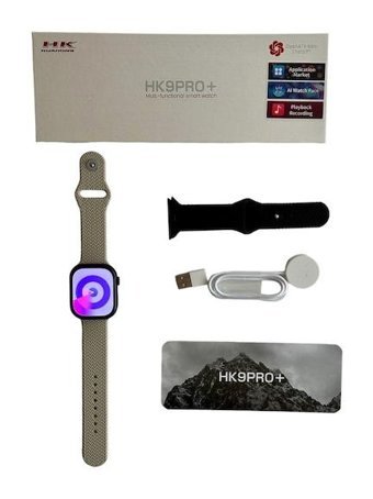 Qifit Watch 8 HK9 Pro+ Plus V3 Akıllı Saat Siyah