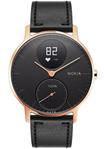Nokia STEEL HR Deri Akıllı Saat Siyah