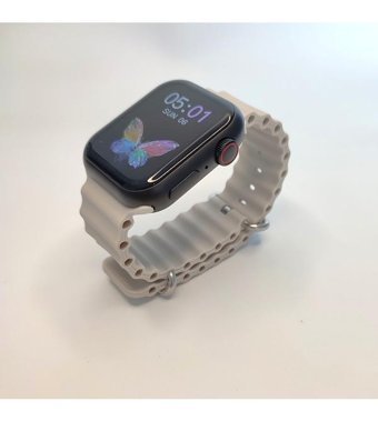Ecocenter Watch 8 Pro Max JS59 Mini Unisex 41 mm Akıllı Saat Gümüş