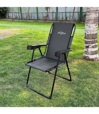 Argeus Rest Kolçaklı Haki 2'Li Kamp Sandalyesi