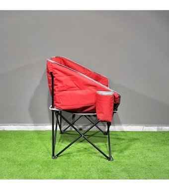 Argeus Balcony Comfort Kolsuz Kırmızı Tekli Kamp Sandalyesi