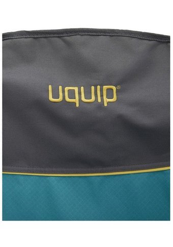 Uquip Comfy Katlanır Kolsuz Gri - Siyah Tekli Kamp Sandalyesi
