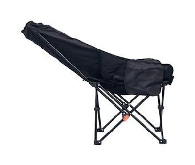 Windcamp Katlanır kolsuz Siyah Tekli Kamp Sandalyesi
