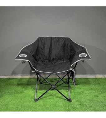 Argeus Nevgrande Comfort Kolçaklı Siyah Tekli Kamp Sandalyesi