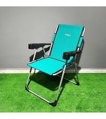 Argeus Rock Kolçaklı Deniz Mavisi Tekli Kamp Sandalyesi