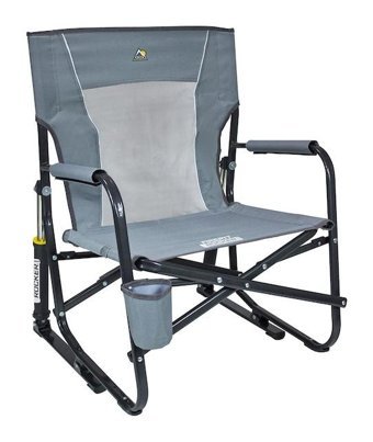 Gci Outdoor Katlanır Kolçaklı Gri Tekli Kamp Sandalyesi