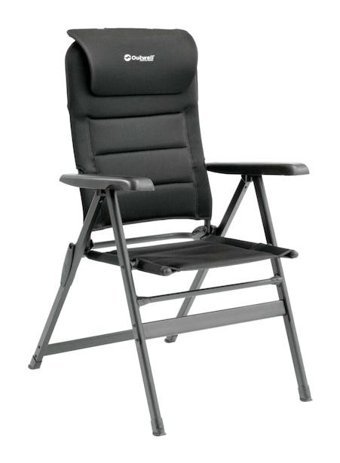 Outwell 410070 Kolçaklı Siyah Tekli Kamp Sandalyesi