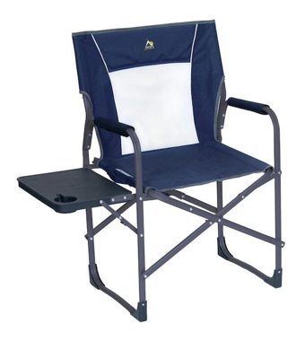 Gci Outdoor Katlanır Kolçaklı Lacivert Tekli Kamp Sandalyesi