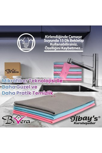 Bivera Mikrofiber Temizlik Bezi 3'lü