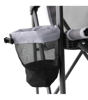 Gci Outdoor Katlanır Kolçaklı Siyah Tekli Kamp Sandalyesi