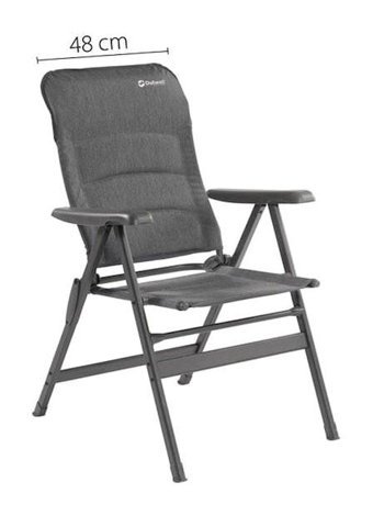 Outwell 410101 Kolçaklı Gri Tekli Kamp Sandalyesi