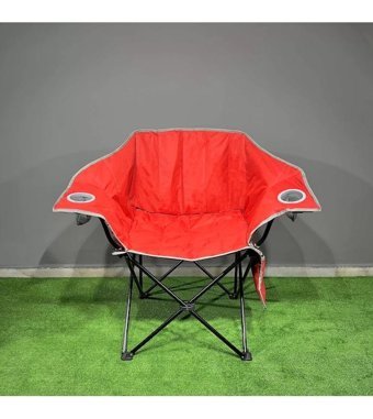 Argeus Nevgrande Comfort Kolçaklı Kırmızı Tekli Kamp Sandalyesi