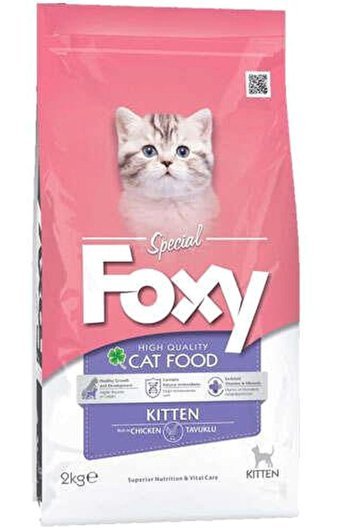 Foxy Tavuklu Yavru Kuru Kedi Maması 2 kg