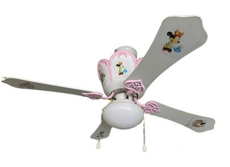 Kaşkar SD42-4ZJ-CML Beyaz - Pembe Tavan Vantilatörü