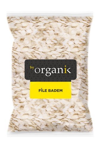 By Organik Organik File Çiğ Badem İçi 1 kg