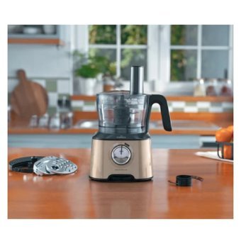 Karaca Mastermaid Power Essential Doğrayıcılı Rendeli 2000 W Gold Mutfak Robotu