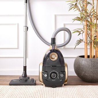 Karaca Vantuz High Force F2 Matte 899 W 2 lt Kapasiteli Toz Torbasız Süpürge Altın