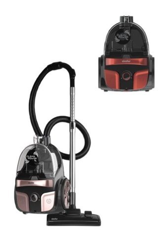 Simfer SK-6302 800 W 2.5 lt Kapasiteli Toz Torbasız Süpürge Kırmızı