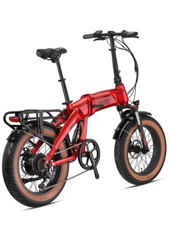 Kron Armour 250 W 100 Km 20 Jant 7 Vites Katlanır Şehir / Tur Elektrikli Bisiklet Kırmızı