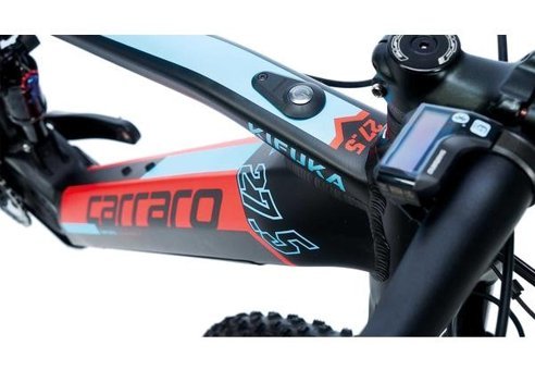 Carraro Kıfuka FS Plus 250 W 100 Km 27.5 Jant 12 Vites Katlanır Dağ Elektrikli Bisiklet Kırmızı Siyah