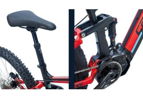 Carraro Kıfuka FS Plus 250 W 100 Km 27.5 Jant 12 Vites Katlanır Dağ Elektrikli Bisiklet Kırmızı Siyah