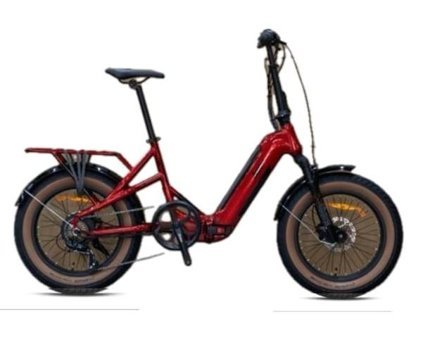 Look Coaster 250 W 100 Km 20 Jant 7 Vites Katlanır Şehir / Tur Elektrikli Bisiklet Kırmızı