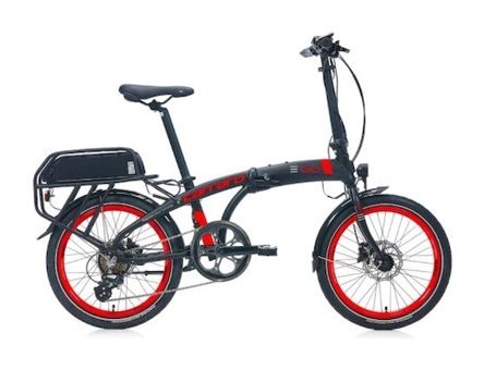 Carraro Ego 250 W 100 Km 20 Jant 7 Vites Katlanır Şehir / Tur Elektrikli Bisiklet Kırmızı Siyah