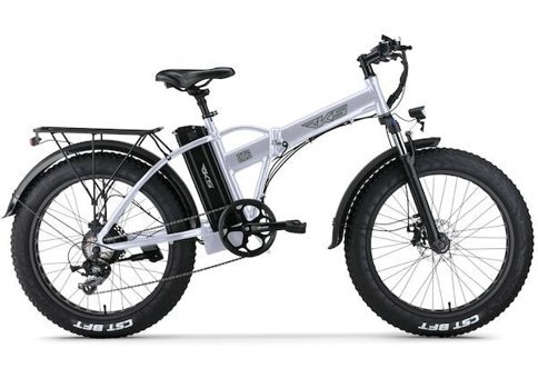 Rks RZ6 Pro 250 W 45 Km 24 Jant 7 Vites Katlanır Dağ Elektrikli Bisiklet Gümüş