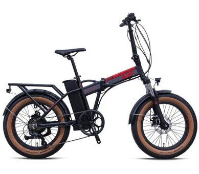 Loop Dıscovery 250 W 55 Km 20 Jant 7 Vites Katlanır Şehir / Tur Elektrikli Bisiklet Siyah Kırmızı
